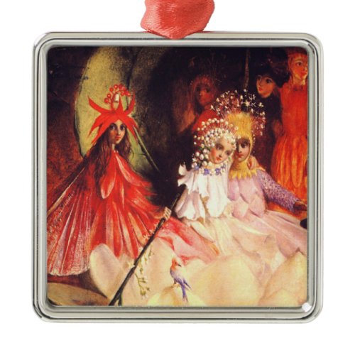 Summer Fairies Metal Ornament