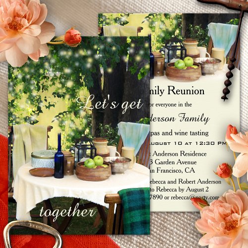 Summer Family Country Reunion Party Invitation