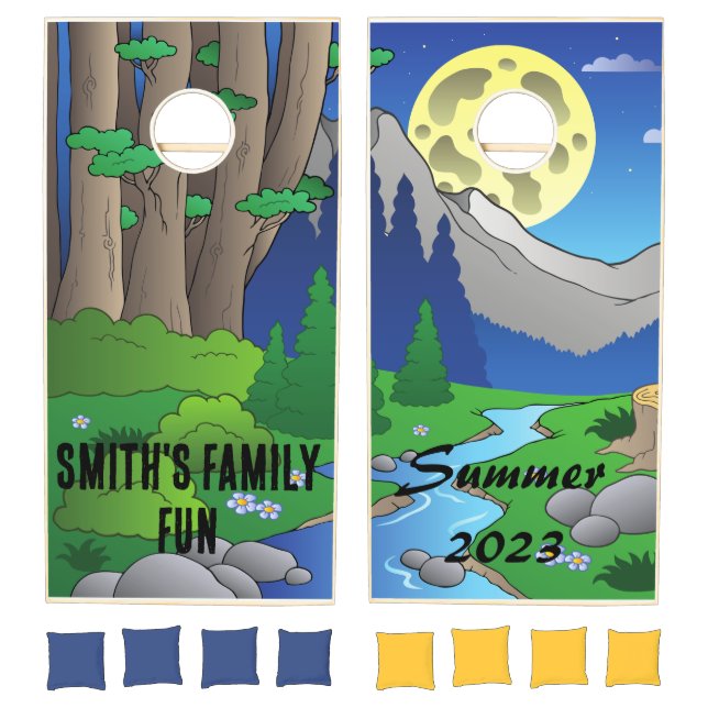 Summer Family fun, backyard game. Cornhole Set (Set)