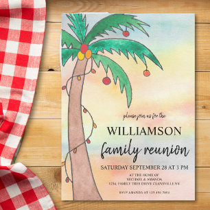 Summer Family Reunion Invitation