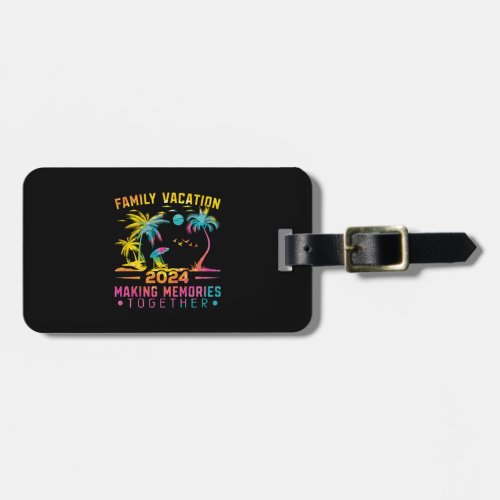 Summer Family Vacation 2024 Luggage Tag