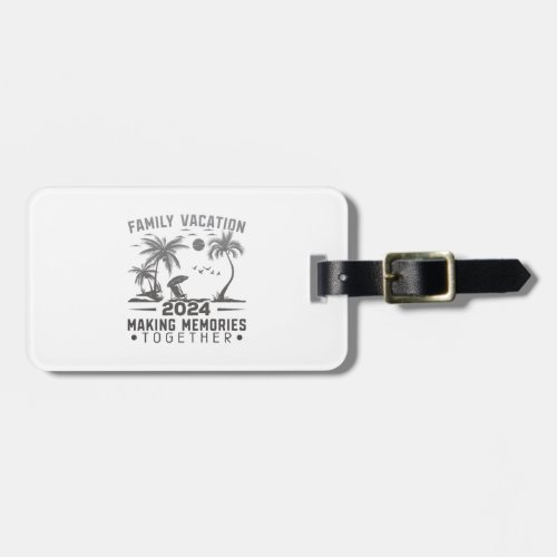 Summer Family Vacation 2024 Luggage Tag
