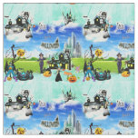 Summer Fantasy Halloween invitation repeat  Fabric