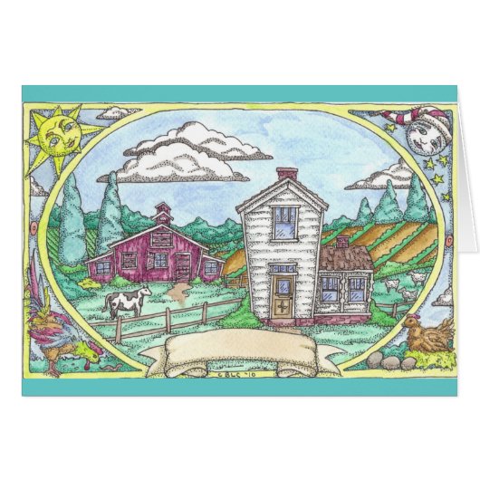Summer Farm Cards (Front Horizontal)