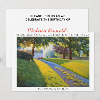 Summer Farm Scene in Bright Sunlight Birthday