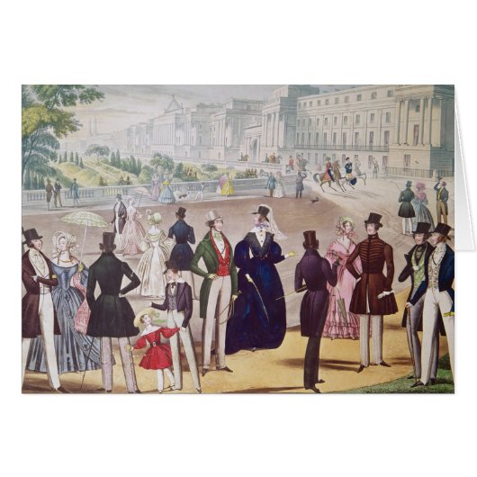 Summer Fashions for 1840 Cards (Front Horizontal)
