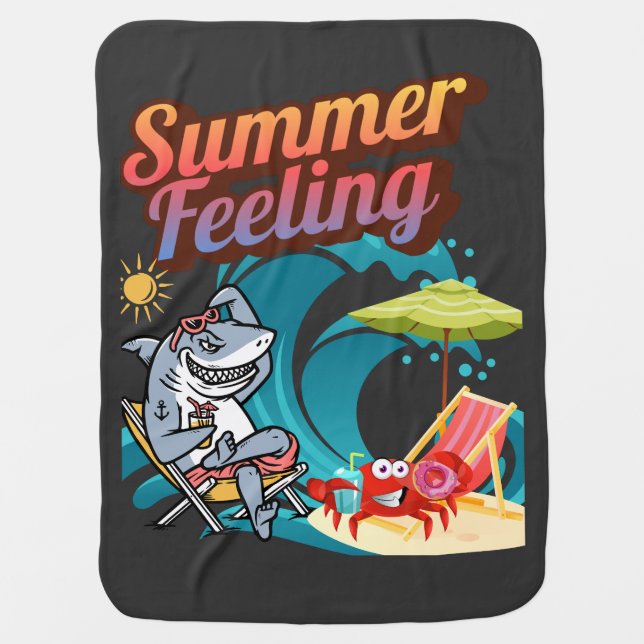 summer feeling baby blanket (Front)