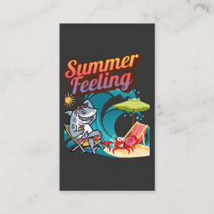 summer feeling business card