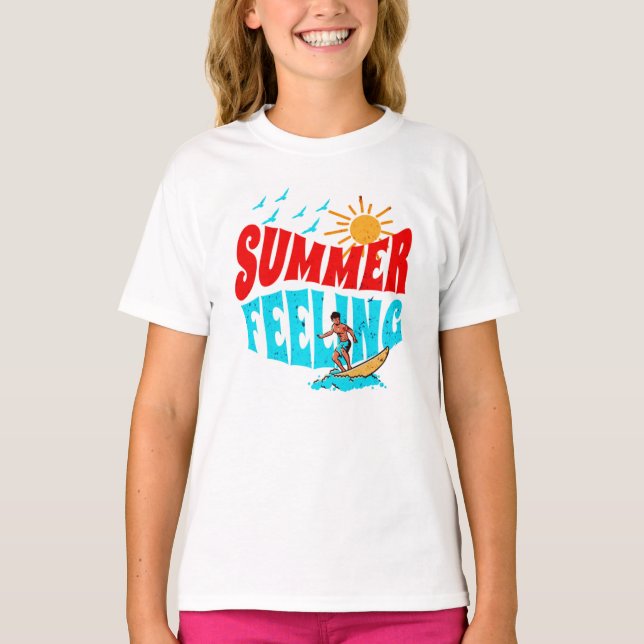 SUMMER FEELING. T-Shirt (Front)