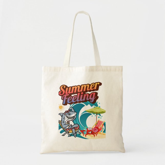 summer feeling tote bag (Front)