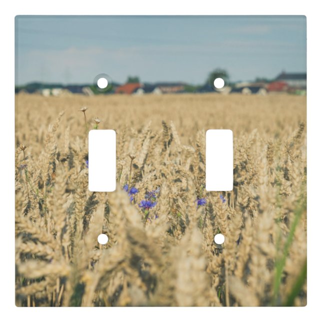 Summer fields landscape light switch cover (Front)
