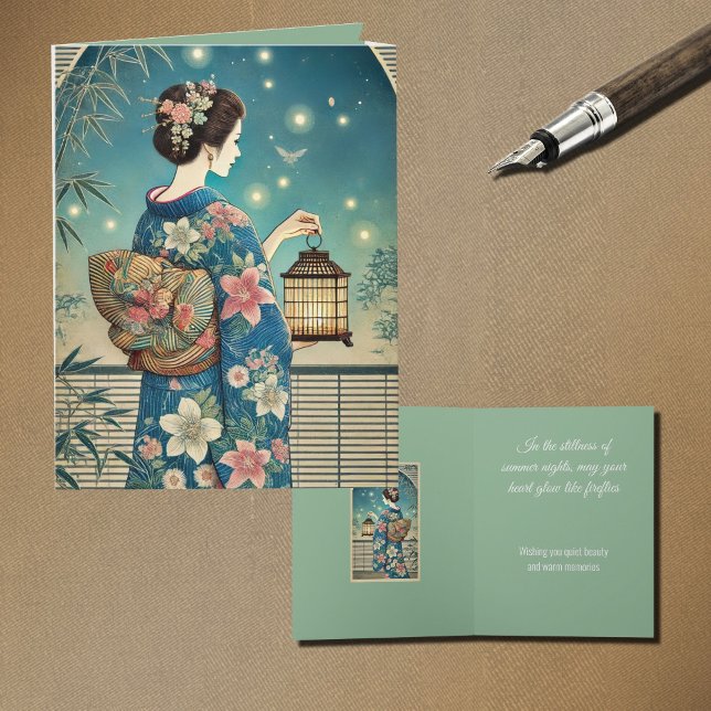  Summer   fireflies - Elegant & Poetic Phrases Card (Creator Uploaded)