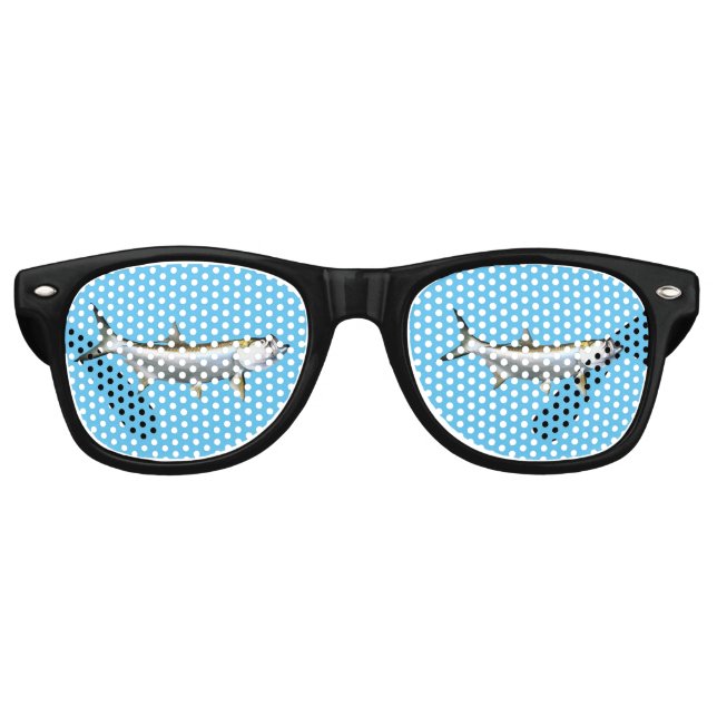 Summer Fishing Tarpon Tournament Retro Sunglasses (Front)