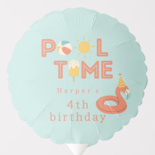 summer flamingo popsicle kids birthday pool party balloon