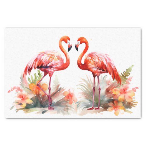 Summer Flamingo Tissue Paper