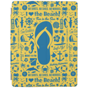 Summer Flip Flop Pattern iPad Smart Cover