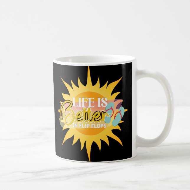 Summer Flip Flop Weekend Coffee Mug (Right)