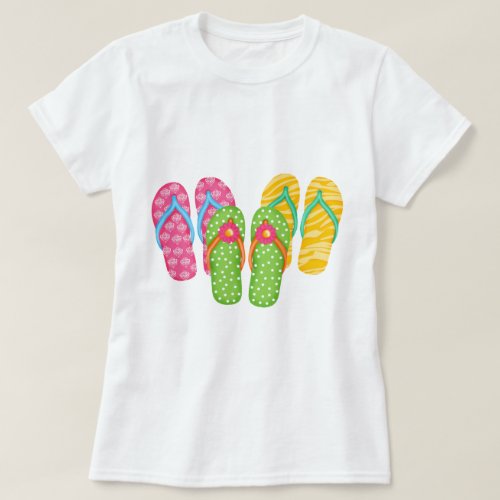 Summer Flip Flops T_Shirt