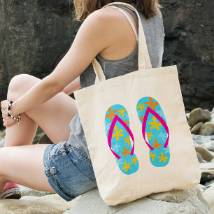 Summer Flip Flops Tote Bag