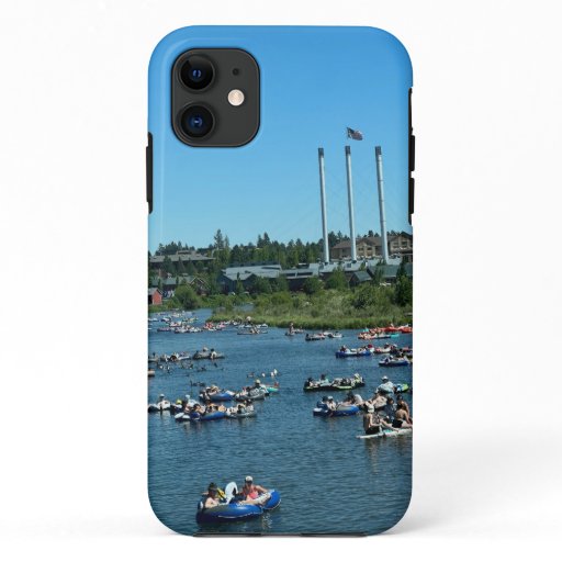 Summer floating in Bend, Oregon iPhone 11 Case
