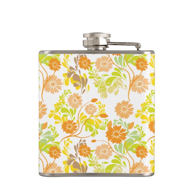 Summer flora patterns flask (Back)