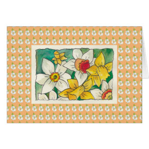 Summer Floral, Blank inside Cards