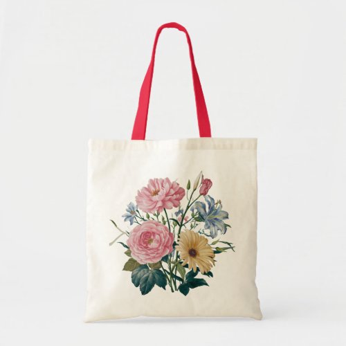 Summer Floral Botanical Colorful Tote Bag