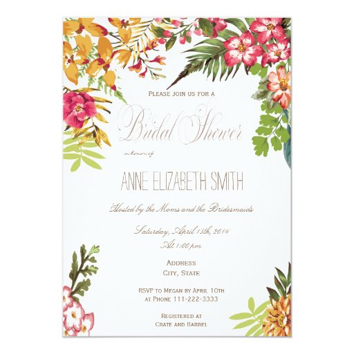 Summer Bridal Shower Invitations 3