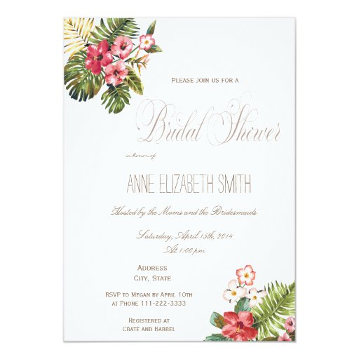 Summer Bridal Shower Invitations 5