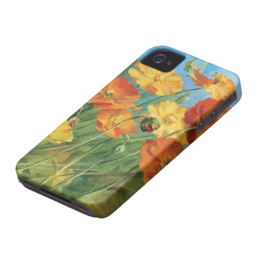 Summer Floral Field Case-Mate iPhone Case (Bottom)