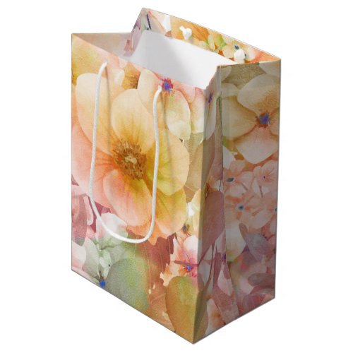 Summer Floral Garden Medium Gift Bag