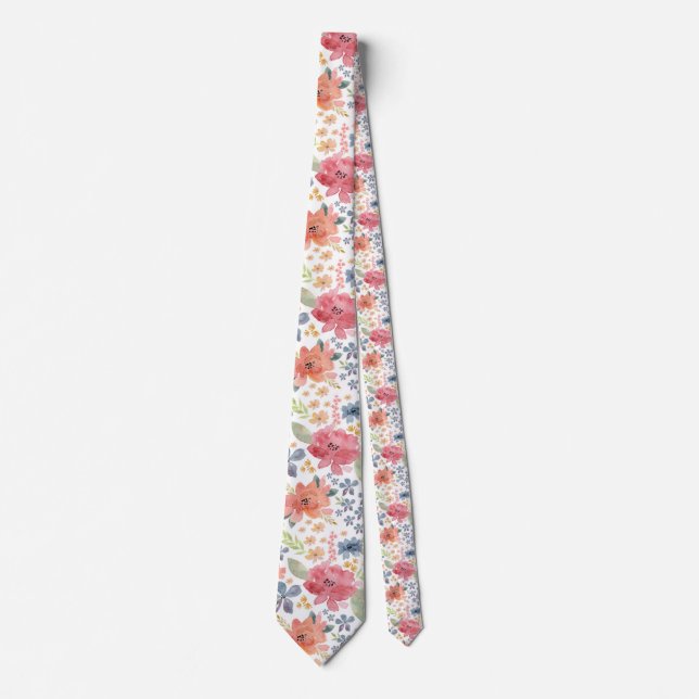 Summer Floral Neck Tie (Front)