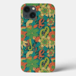 Summer floral pattern iPhone 13 case