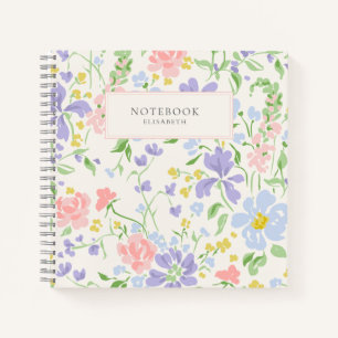 Summer Floral Pattern Notebook