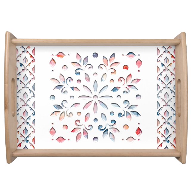 Summer Floral Serving Tray (Front)