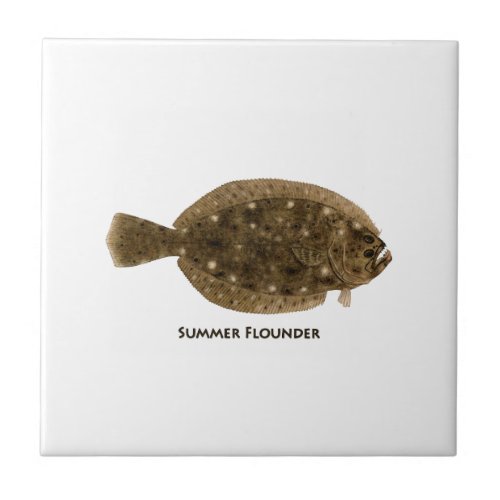 Summer Flounder Tile