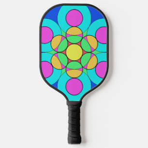 Summer Flower Carbon Fiber Pickleball Paddle