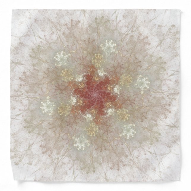 Summer Flower Fractal Bandana (Front)