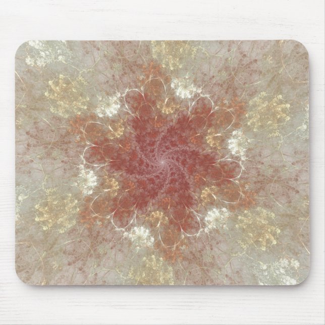 Summer Flower Fractal Mousepad (Front)