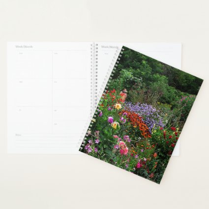 Summer Flower Garden Floral Weekly/Monthly Planner