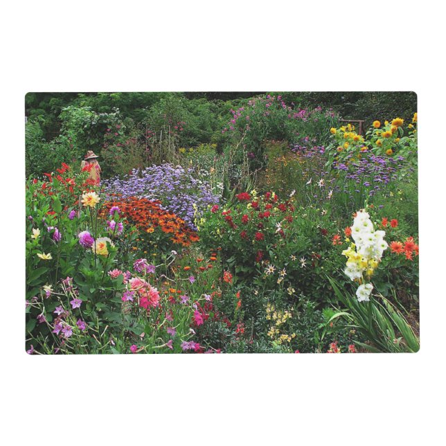 Summer Flower Garden Laminated Placemat (Front)