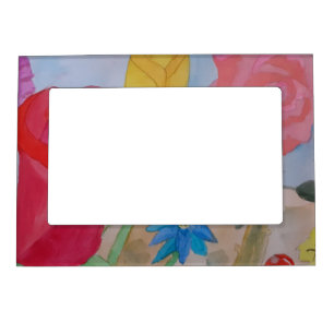 Summer Flower Garden Magnetic Frame