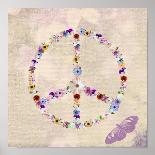Summer Flower Power Poster
