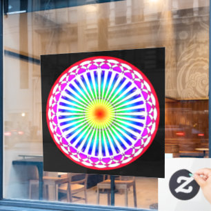 Summer Flower  Window Cling