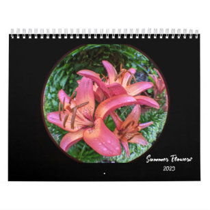 Summer Flowers 2023 Calendar