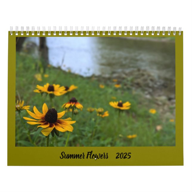 Summer Flowers 2025 Calendar (Cover)