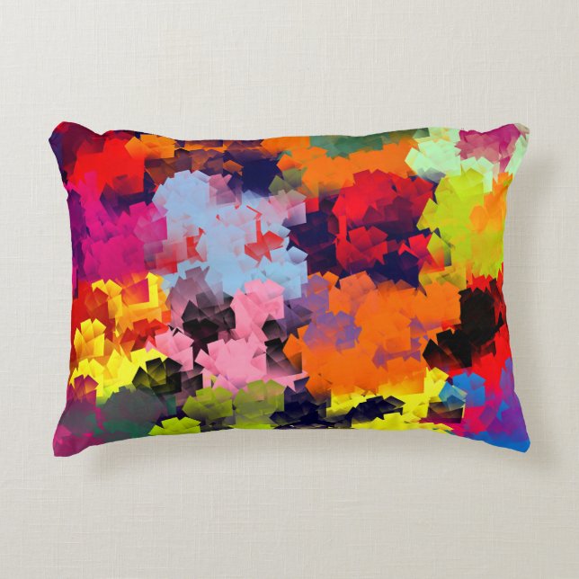 SUMMER FLOWERS ACCENT PILLOW (Front)