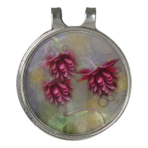 Summer Flowers Bandana USB Charging Station Golf Hat Clip