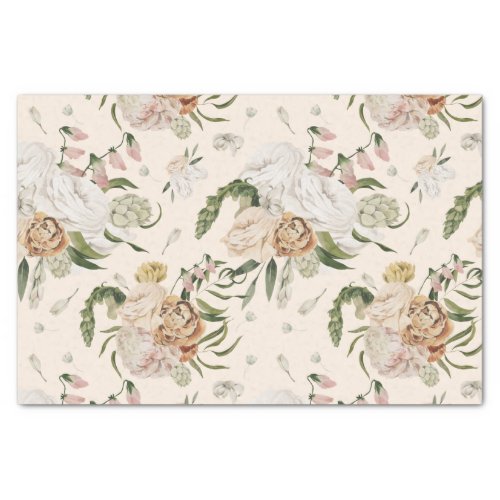 Summer Flowers Custom Color Tissue Paper