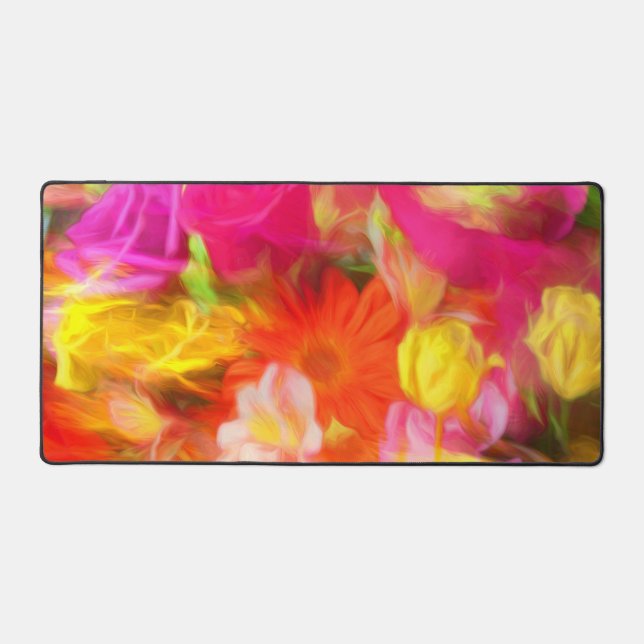 Summer Flowers Desk Mat (Front)